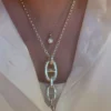 Hermes Anchor Link Necklace