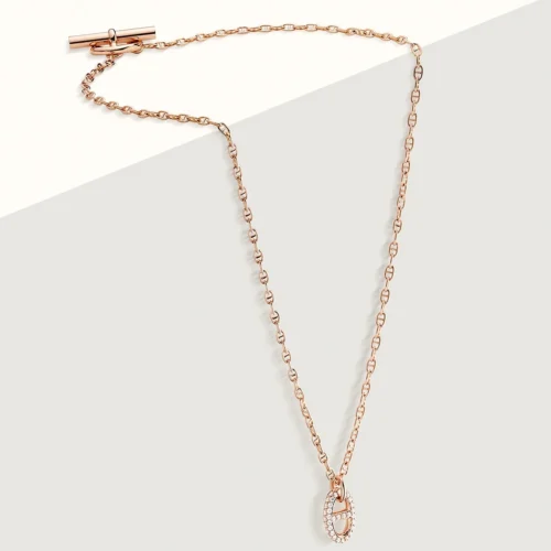 Hermes Anchor Link Necklace