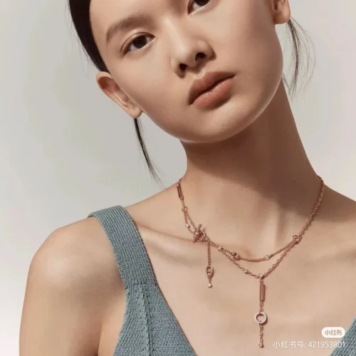 Hermes Anchor Link Necklace