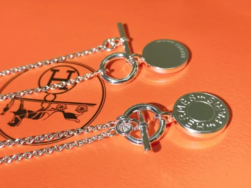 Hermes 925 Silver Necklace