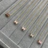 Hermes Enamel H Letter Mini Necklace