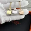 Hermes Handbag Pavé Pendant Necklace