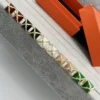 Hermes Enamel Pyramid Stud Earrings