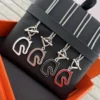 Hermes Enamel Horse Head Pendant Necklace