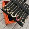 Hermes Horseshoe Pendant Necklace