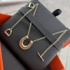 Hermes Horseshoe Pendant Necklace