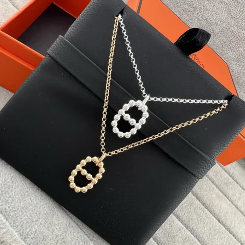 Hermes Anchor Link Polished Necklace