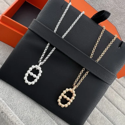 Hermes Anchor Link Polished Necklace