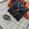 Hermes Anchor Link Pendant Necklace