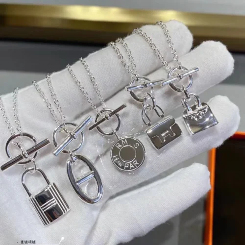 Hermes Anchor Link Necklace