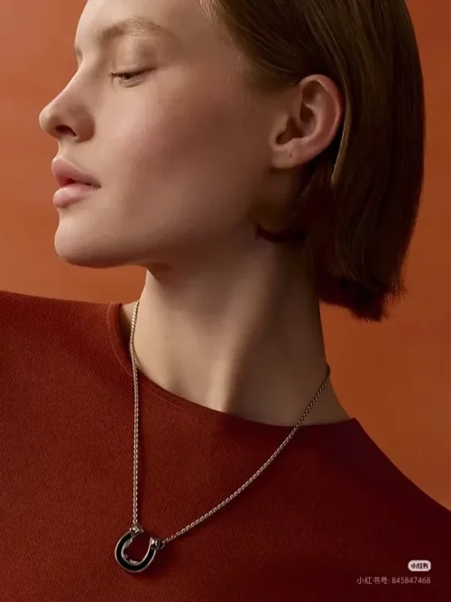 Hermes Horseshoe Necklace