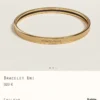Hermes Enamel Bangle Bracelet