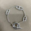 Hermes Anchor Link Two-Tone Bracelet