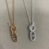 Hermes Anchor Link Necklace