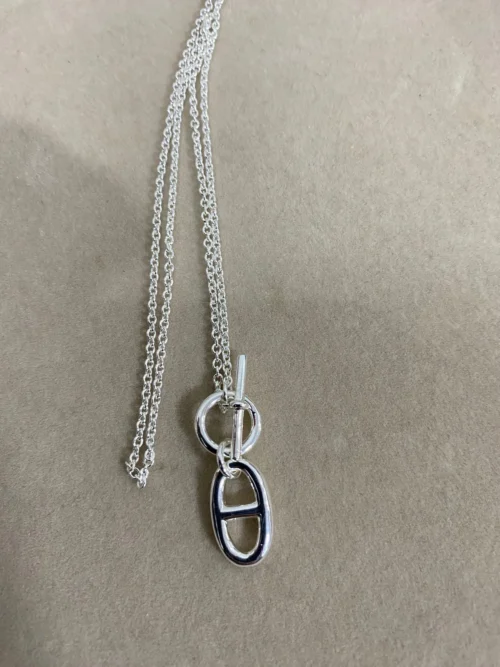 Hermes Anchor Link Necklace