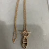 Hermes Anchor Link Necklace