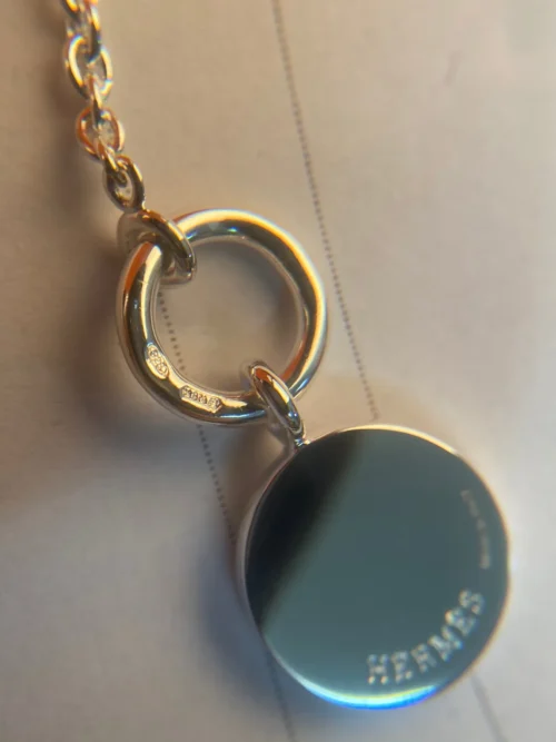Hermes 925 Silver Necklace