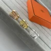 Hermes Chain Link Polished Ring