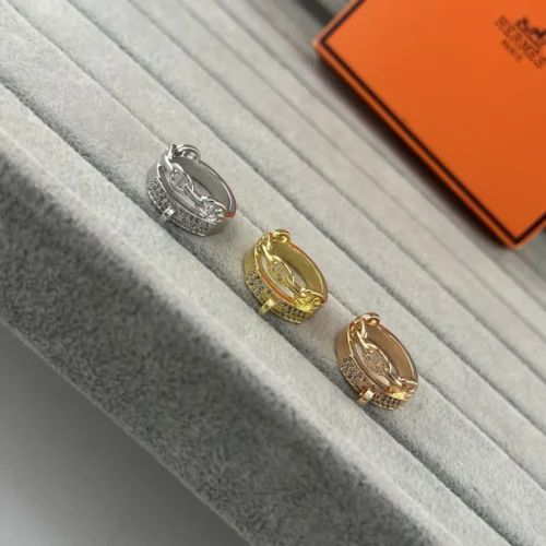 Hermes Anchor Link Stone-Accented Ring