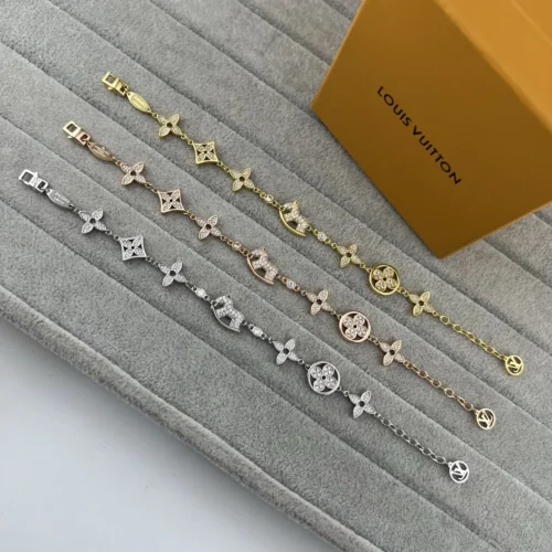 Louis Vuitton Seven-Clover Horse-Detail Pavé Bracelet