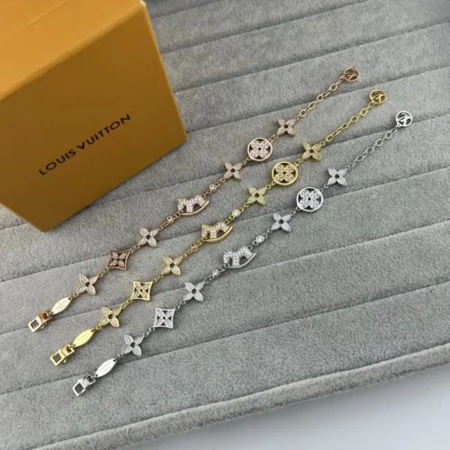 Louis Vuitton Seven-Clover Horse-Detail Pavé Bracelet