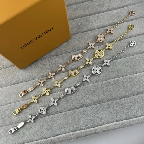 Louis Vuitton Seven-Clover Horse-Detail Pavé Bracelet