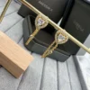 Messika Heart Tassel Stud Earrings