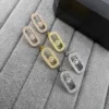 Messika Move Single-Stone Pavé Stud Earrings