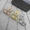 Messika Move Single-Stone Pavé Stud Earrings
