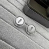 Messika Move Round Single-Stone Stud Earrings