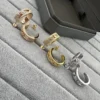 Messika Move Three-Stone Pavé Earrings