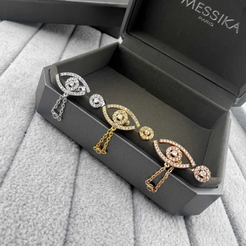 Messika Eye Asymmetric Earrings