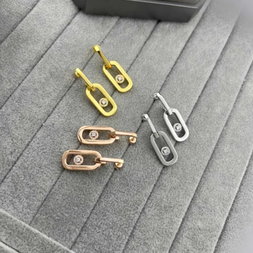 Messika Move Single-Stone Earrings