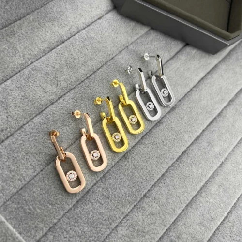 Messika Move Single-Stone Earrings