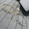 Messika Teardrop Open-Ended Bangle Bracelet