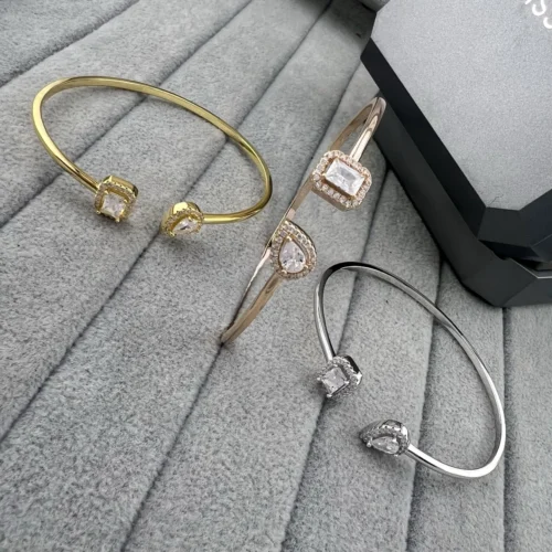 Messika Teardrop Open-Ended Bangle Bracelet