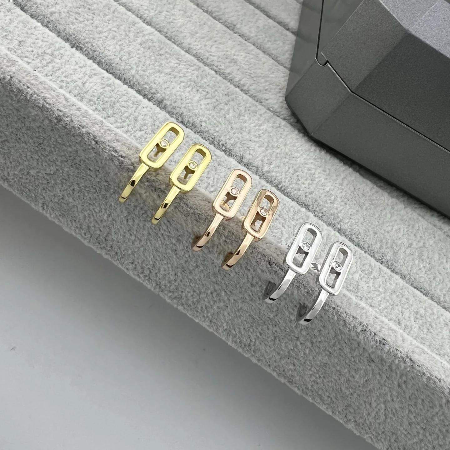 Messika Single-Stone Stud Earrings