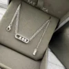 Messika Move Three-Stone Double-Layer Necklace