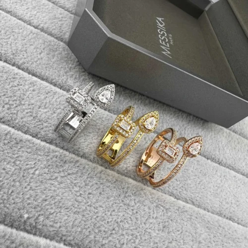 Messika Teardrop Stone-Accented Ring
