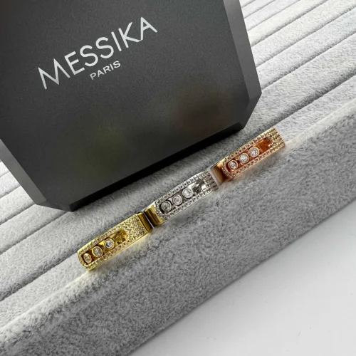 Messika Move Three-Stone Pavé Ring