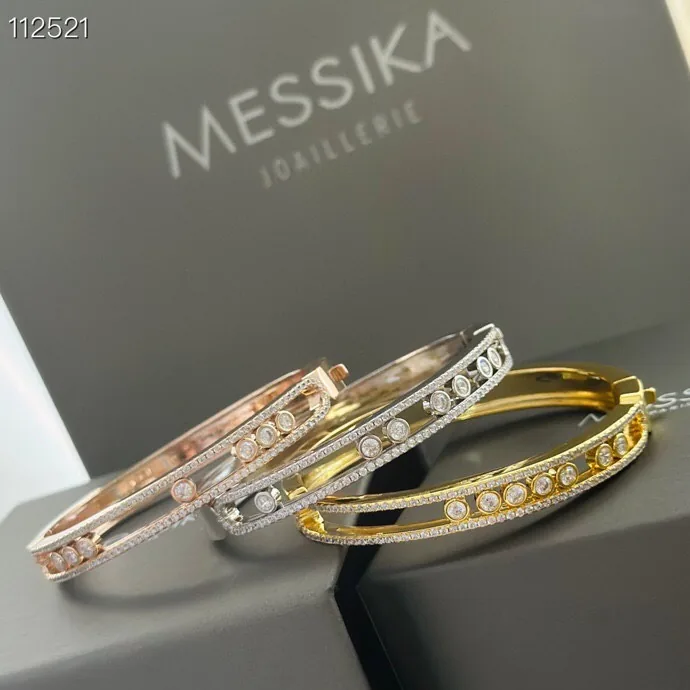 Messika Seven-Stone Sliding Bangle Bracelet