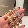 Messika Seven-Stone Sliding Bangle Bracelet