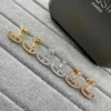 Messika Move Single-Stone Stud Earrings