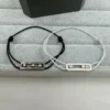 Messika Three-Stone Matte Bracelet