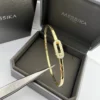 Messika Move Single-Stone Bangle Bracelet