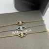 Messika Lucky Eye Malachite Pavé Bracelet
