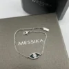 Messika Lucky Eye Malachite Pavé Bracelet
