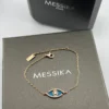 Messika Lucky Eye Turquoise Pavé Bracelet