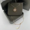 Messika Lucky Move Single-Stone Pavé Necklace