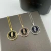 Messika Lucky Move Black Onyx Agate Three-Stone Necklace